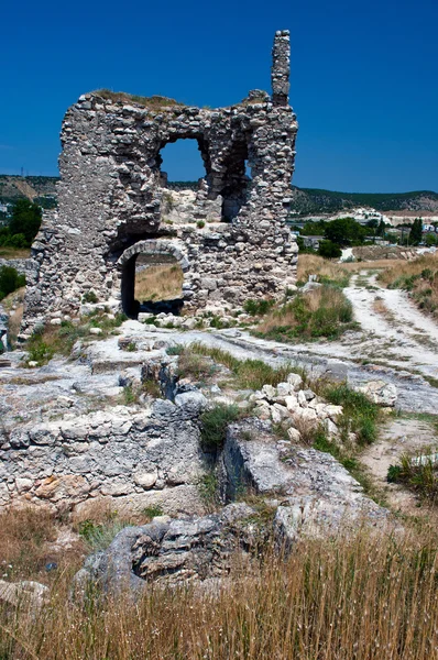 stock image The ruins of the fortress of Kalamita in Sevastopol