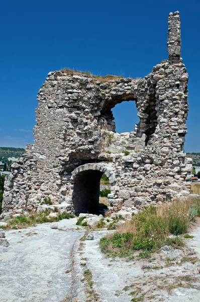 As ruínas da fortaleza de Kalamita em Sebastopol — Fotografia de Stock