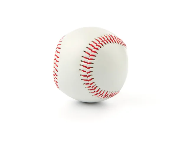 Baseball isolerad på vitt — Stockfoto