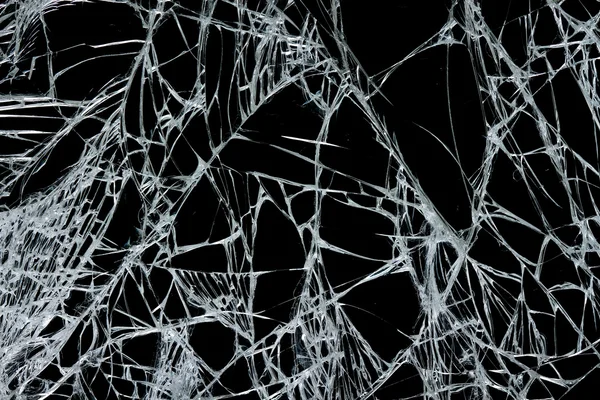 Texture du verre cassé — Photo