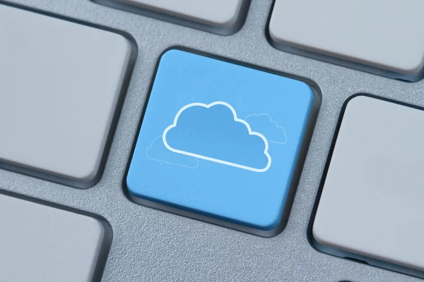 Ícone de computação em nuvem — Fotografia de Stock