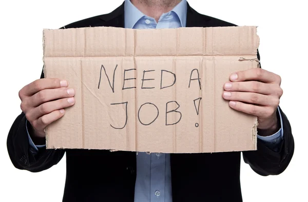 Suche nach einem Job Stockbild