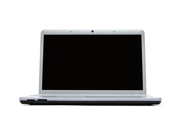 Lege laptop met uitknippad — Stockfoto