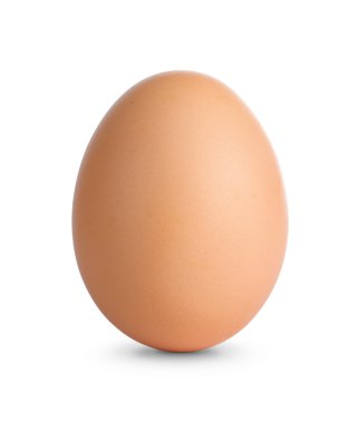 Egg with clipping path clipart