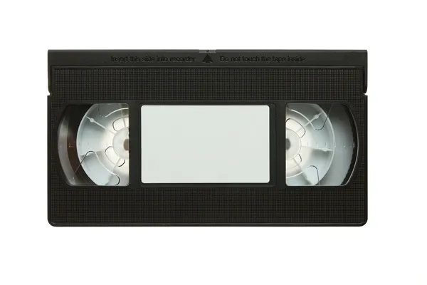 Fita cassete de vídeo em branco retro vhs — Fotografia de Stock