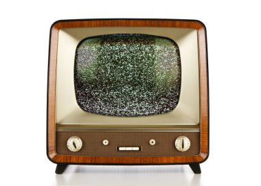 Retro television clipart