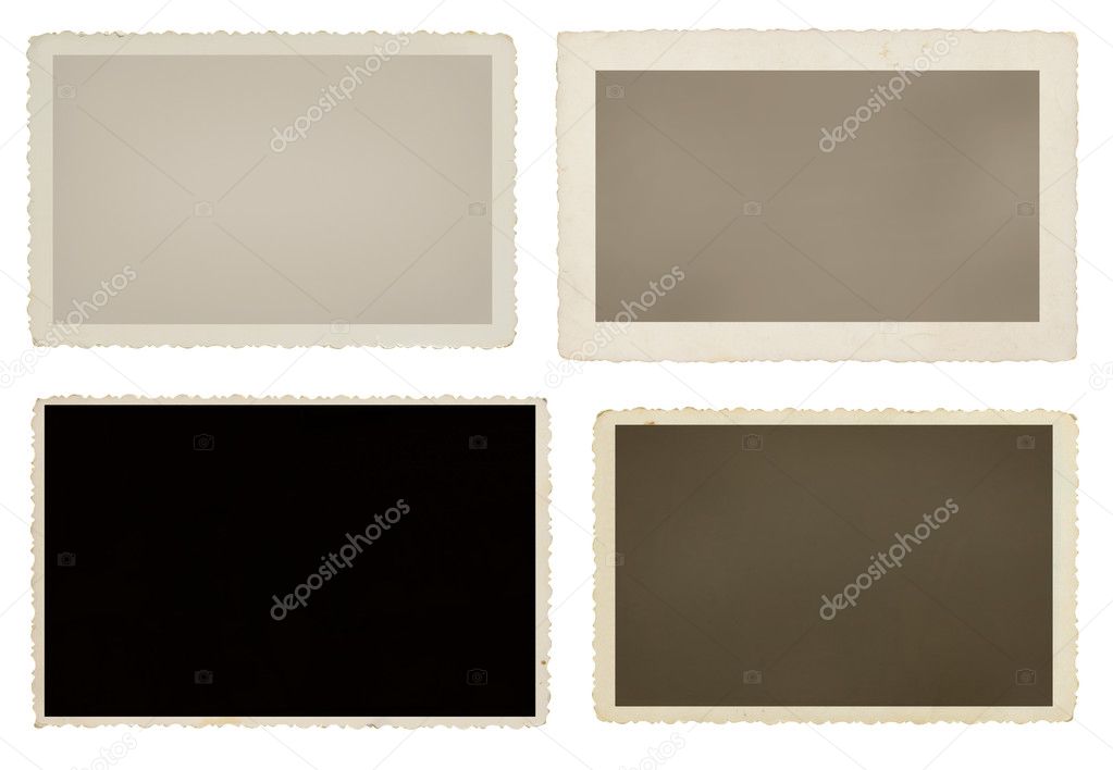 Blank vintage picture frames