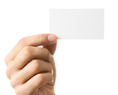 Business card with copy space clipart