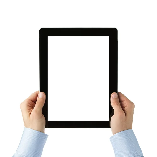 Tablet digitale vuoto con percorso di ritaglio — Foto Stock