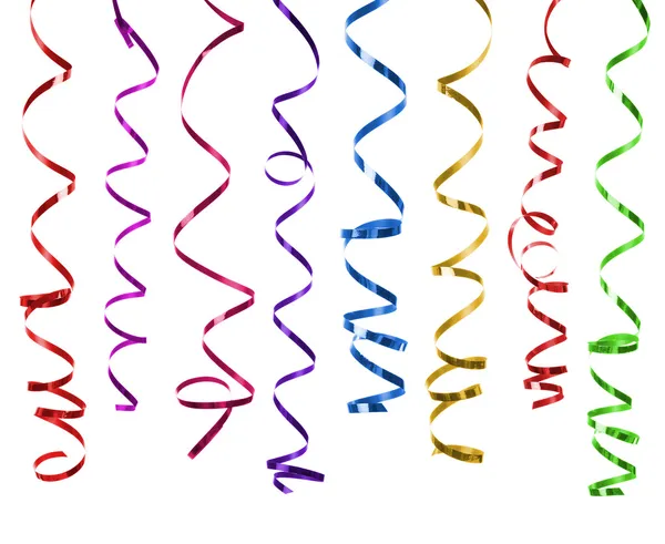 Colorful party streamers — Stock Photo, Image