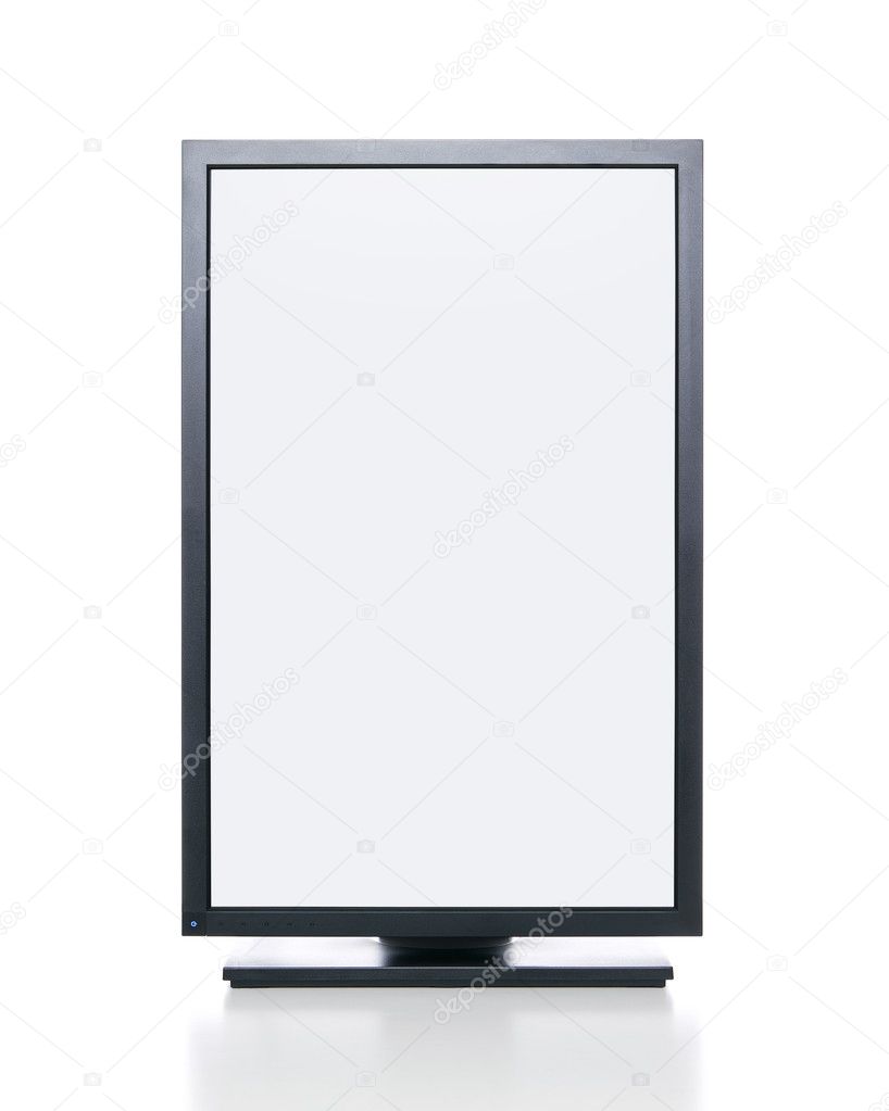 Computer monitor with path