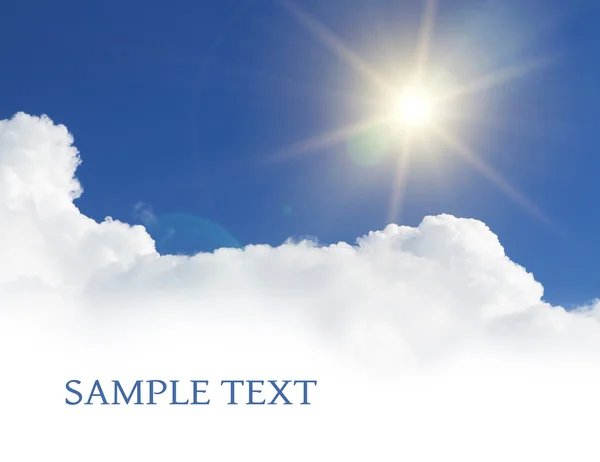 Sky background with copy space — Stock Photo, Image