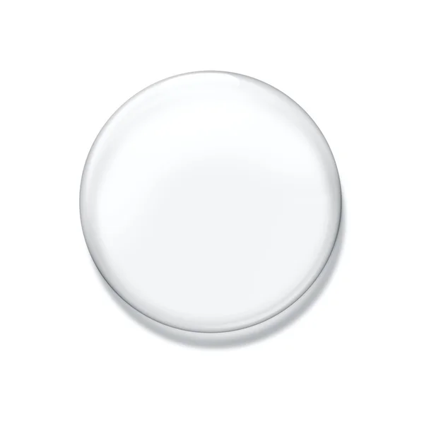 Emblema de vidro em branco — Fotografia de Stock