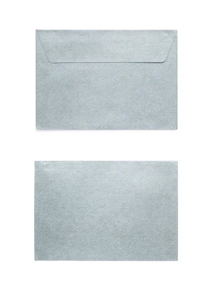 Envelope decorativo prata — Fotografia de Stock