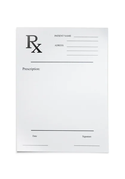 Prescription des médecins — Photo