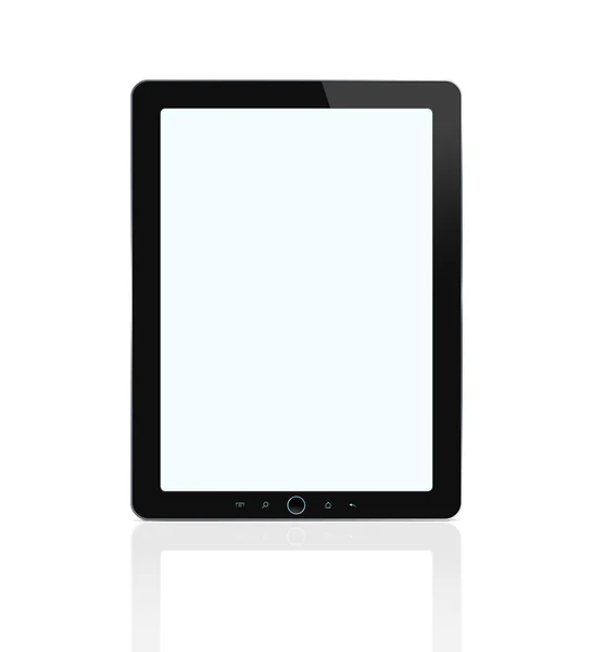 Tablet digitale vuoto isolato su bianco — Foto Stock