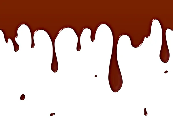 Smält choklad bakgrund — Stockfoto