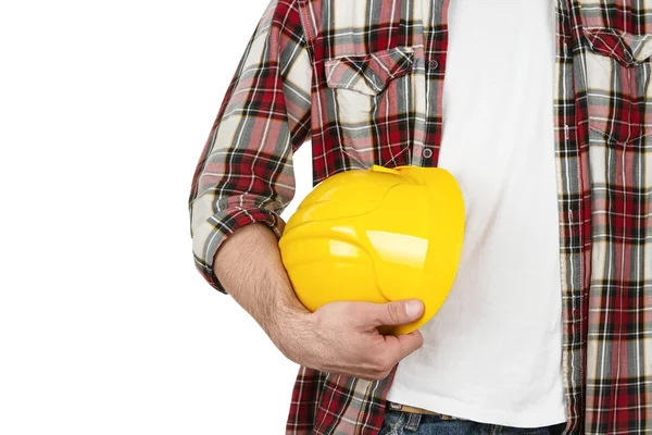 Close up of construction worker — Stock Photo, Image