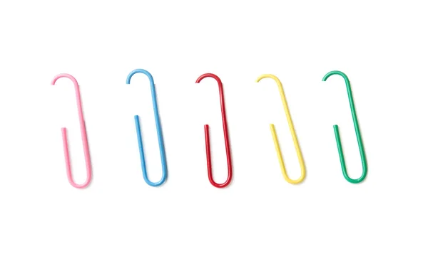 stock image Colorful paper clips