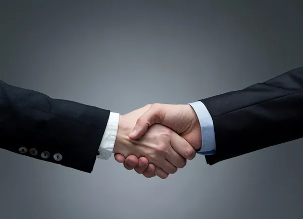 Man and woman business handshake — Stock Photo, Image