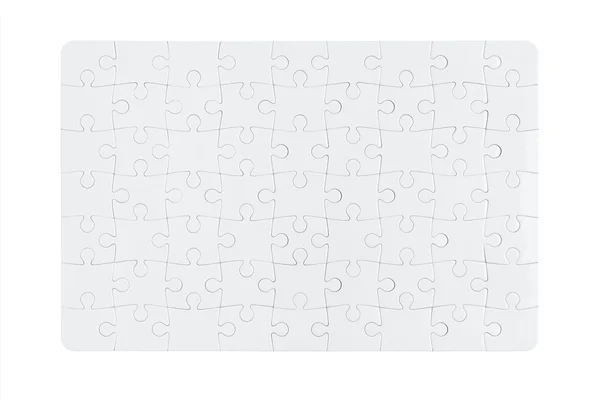 stock image Blank jigsaw puzzle background