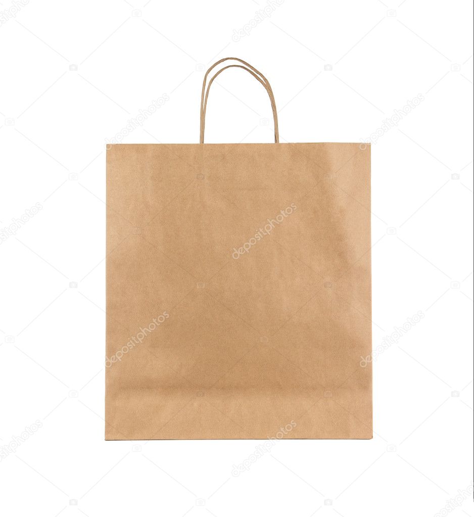 Blank paper bag