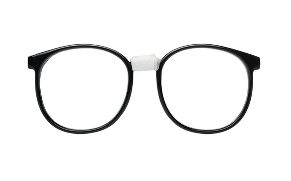 Nerd-Brille mit Schneideweg — Stockfoto
