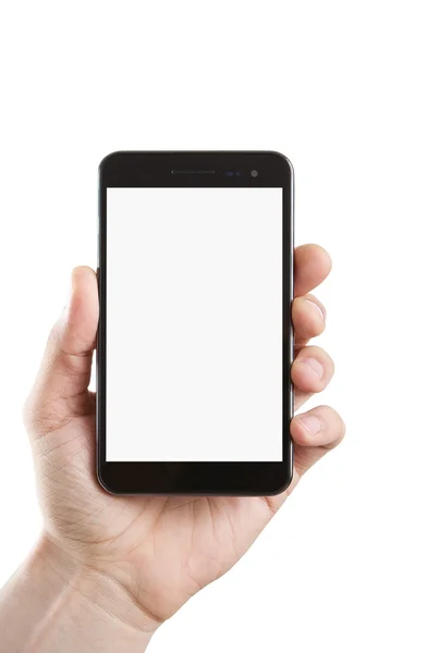 Blank smart phone with clipping path — Stock Photo, Image