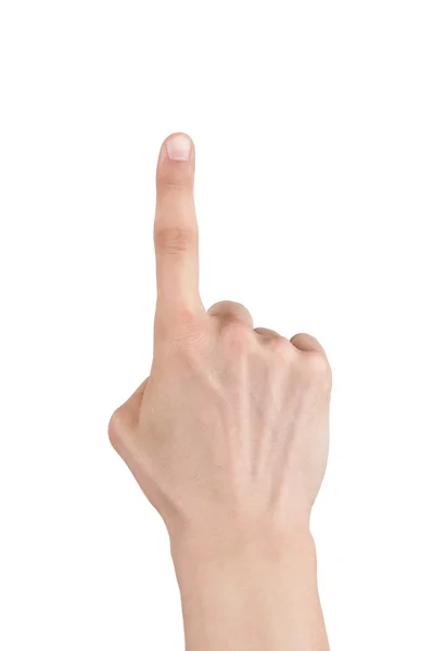Hand pointing or counting — Stock Photo, Image