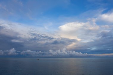 bulutlar deniz arazi Filipinler peyzaj