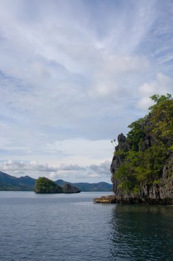 bulutlar deniz arazi Filipinler peyzaj