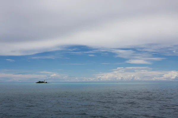 Clouds sea land philippines lanscape — Stock Photo, Image