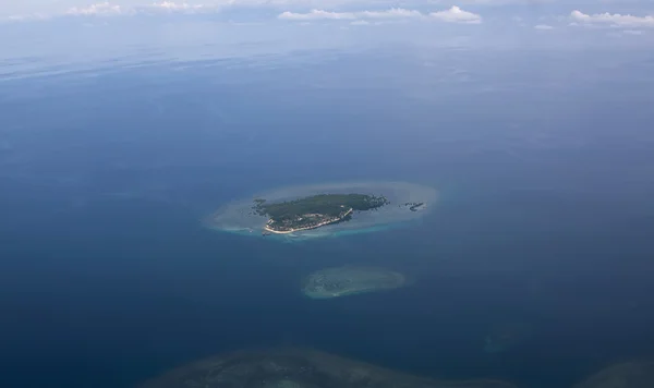 stock image View from plane window Philippines