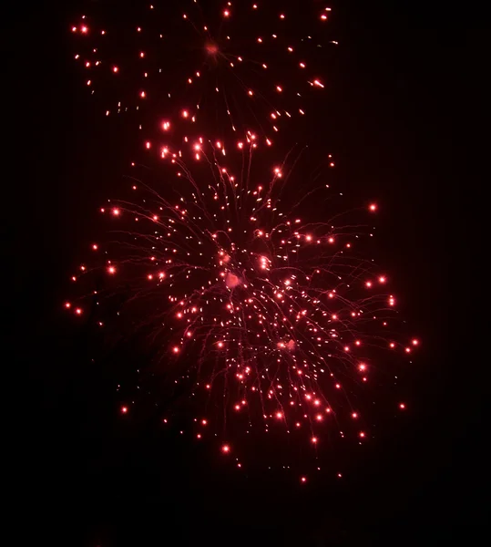 Fuochi d'artificio di saluto — Foto Stock