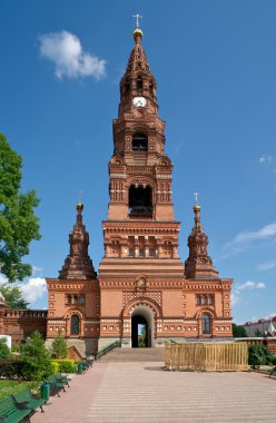 The Chernigovsky Skit Belfry in Sergiev Posad clipart