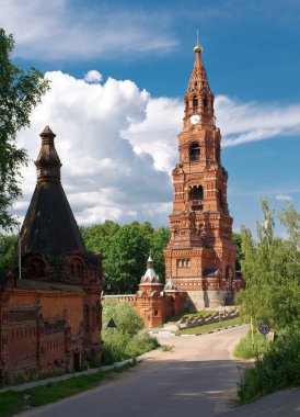 The Chernigovsky Skit Belfry in Sergiev Posad clipart