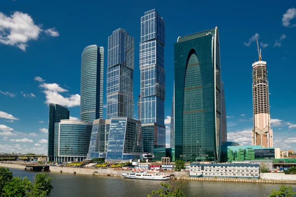 Moscow-city in het Bedrijfscentrum — Stockfoto