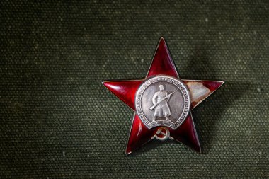 la orden estrella roja Soviética