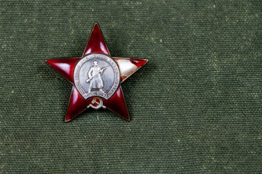 la orden estrella roja Soviética