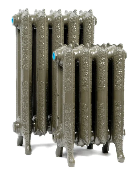 Dva litinový radiátor pro domov — Stock fotografie