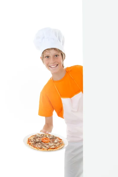 Stock image Cooking pizza