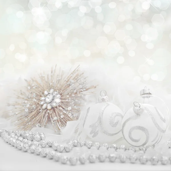 stock image White christmas holiday background