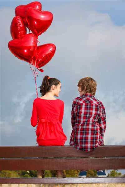 Valentines day couple — Stock Photo, Image