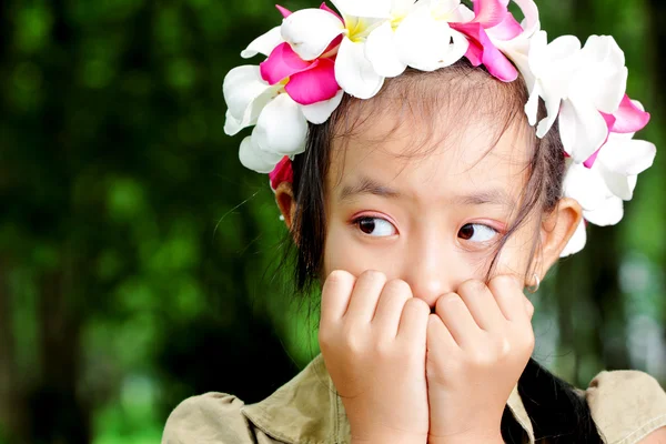 Carino di giovane ragazza asiatica — Foto Stock