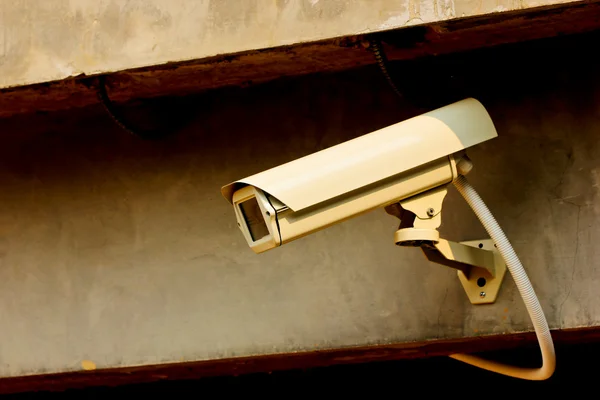 Câmeras de CCTV dentro do edifício — Fotografia de Stock