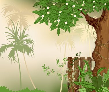 Tree stand clipart