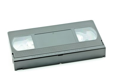 beyaz zemin üzerinde video kaset