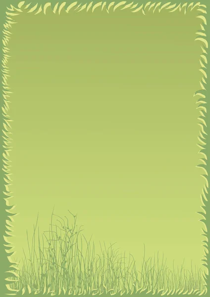 Abstracte groen veld — Stockvector