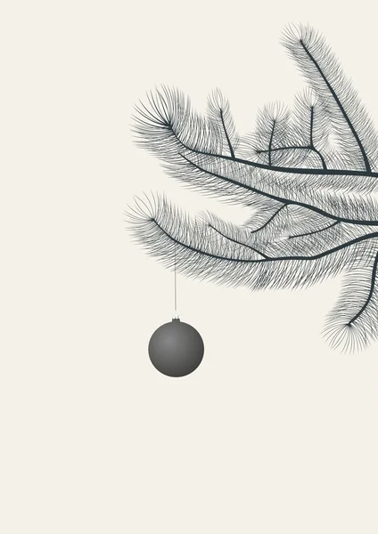 Sphère de Noël — Image vectorielle