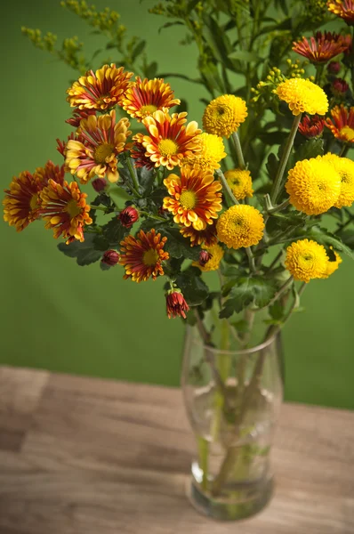 A bukiet kwiatów letnich szczelnie-do góry — Zdjęcie stockowe